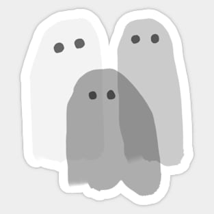 Gray boos Sticker